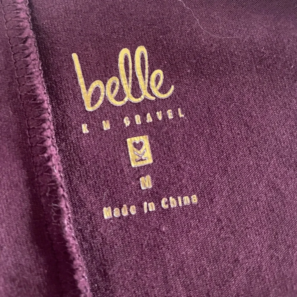 Belle by Kim Gravel Plum Knit Dress (M) - Picture 4 of 7